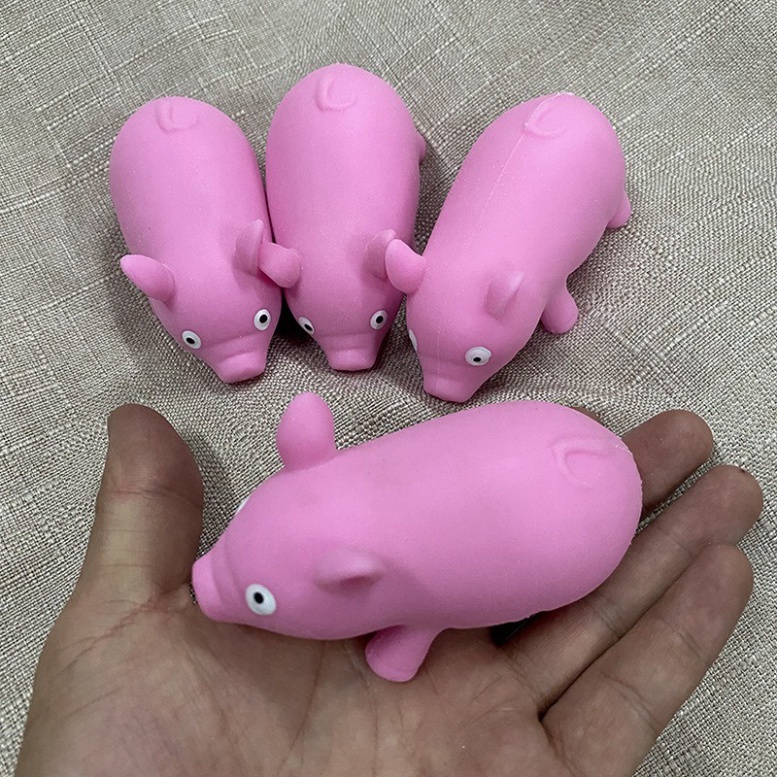 Heo Biến Hình Lala Pig Đồ Chơi Kéo Bóp Xả Stress Lợn Hồng Squishy
