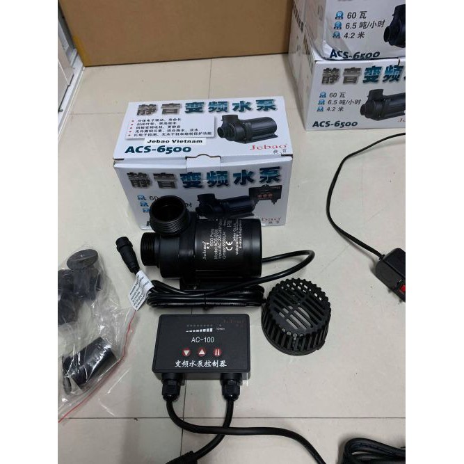Bơm Jebao ACS, Máy bơm điều chỉnh lưu lượng ,Máy bơm bể cá, Bơm lọc, bơm tác hồ koi Jebao ACS