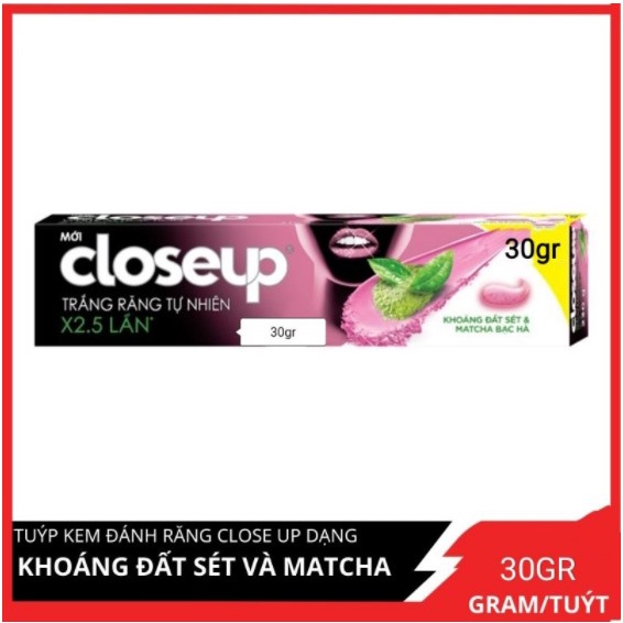 Kem Đánh Răng Closeup Trắng Răng Tự Nhiên 30gr