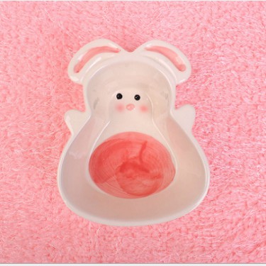 Bát sứ thỏ ngộ nghĩnh đáng yêu size to cho hamster