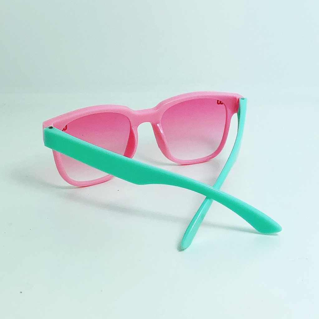 Kính mát trẻ em form vuông Jun Jun dành cho bé trai và bé gái từ 1 tới 5 tuổi JJ202206