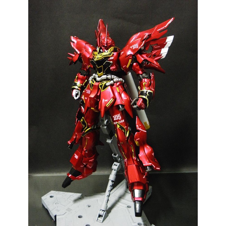 Mô hình lắp ráp Gunpla - BANDAI - MG 1/100 MSN-06S Sinanju Ver.Ka Titanium Finish