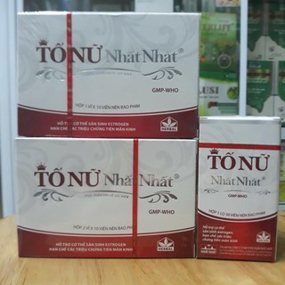 Tố nữ Nhất nhất Đẹp da, cân bằng  nội tiết tố nữ, điều hòa nội tiết nữ sản sinh estrogen 30vien