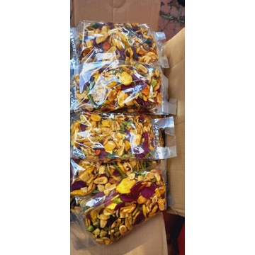 500g Hoa quả sấy thập cẩm, trái cây sấy vỡ