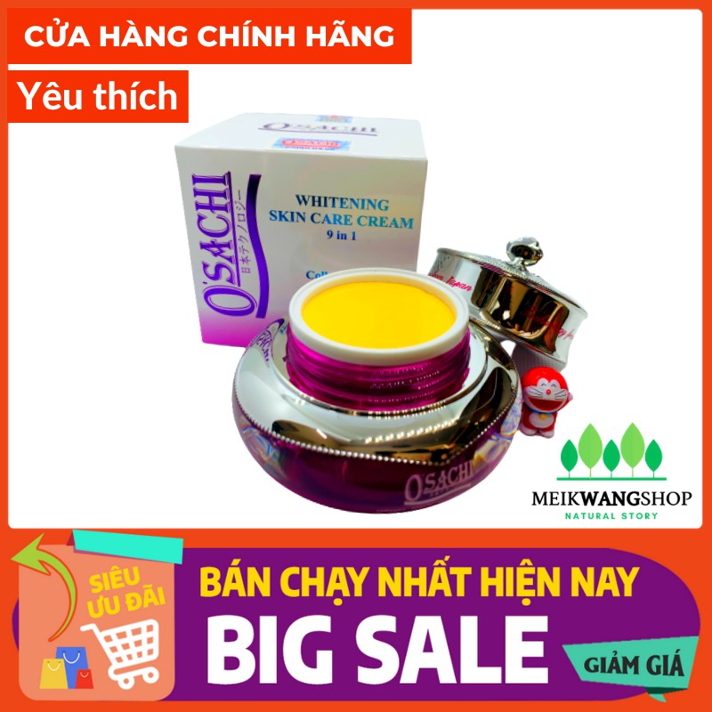 KEM OSACHI TÍM 9 IN 1 - O'SACHI WHITENIG SKIN CARE CREAM 20G - MỜ THÂM NÁM - CHỐNG LÃO HOÁ DA