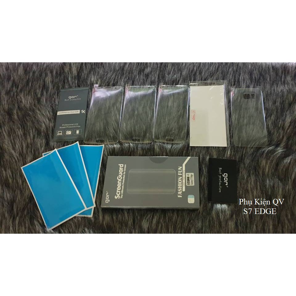 Bộ 5 Miếng Dán Dẻo 3D Chính Hãng Full Màn Gor Samsung S7 Edge