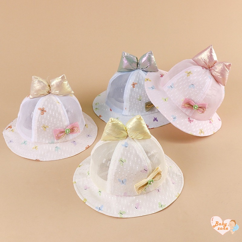 Mũ Tai Bèo Chống Nắng Thoáng Khí Cho Bé 3-15M