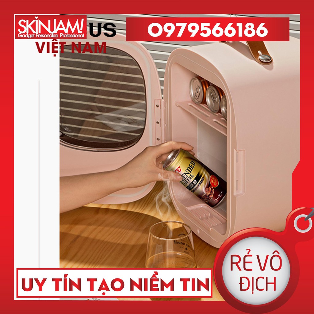 Tủ Lạnh Mini Dung Tích 8L, Hai Chế Độ Nóng / Lạnh, Sử Dụng Cho Văn Phòng, Gia Đình, Dễ Dàng Mang Đi Du Lịch, Picnic