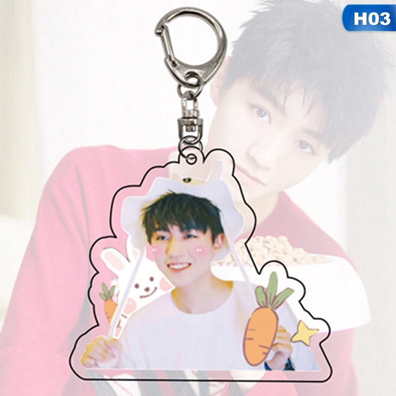 Móc khóa hình Wang Junkai Qianxi Wang Yuan trong TFBOYS