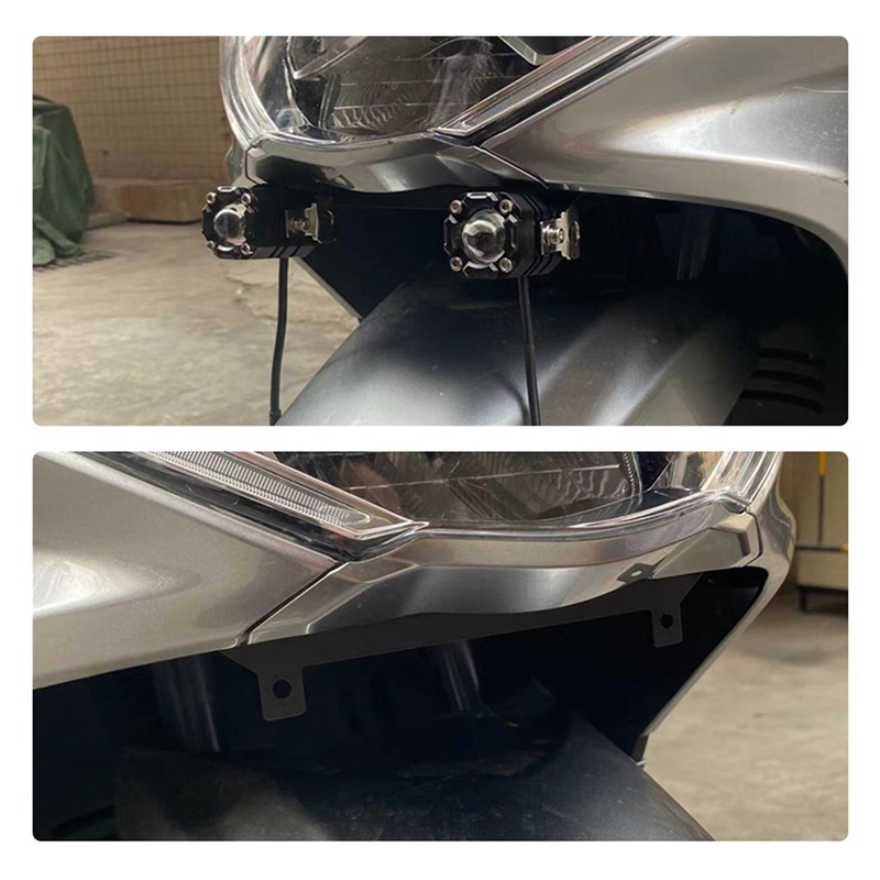 Giá Đỡ Đèn Pha Chống Sương Mù Chuyên Dụng Cho Xe Mô Tô Honda PCX150 PCX160 2018-2021 PCX 150 160