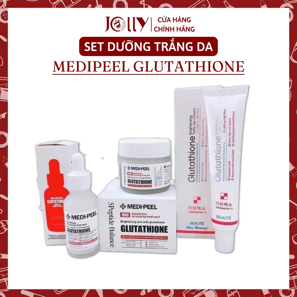 SET DƯỠNG TRẮNG DA MEDIPEEL GLUTATHIONE