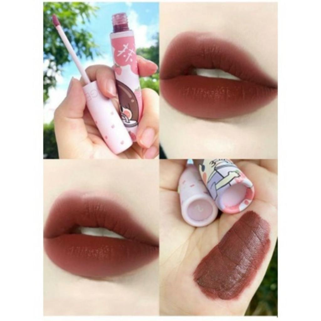 Son hộp 6 cây VONGEE nội địa Trung chính hãng chất son mịn đẹp son kem lì không trôi cô gái trà sữa  AME COSMETIC