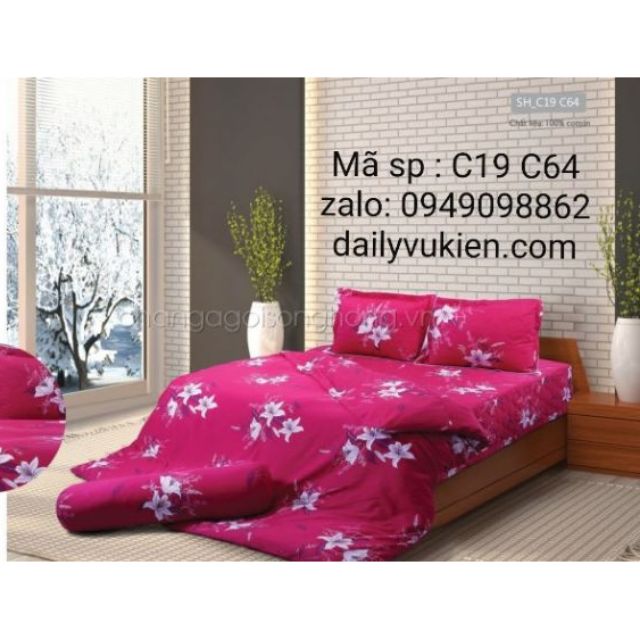 Thanh Lý.Vỏ gối Sông Hồng vải cotton 100% C19 C64