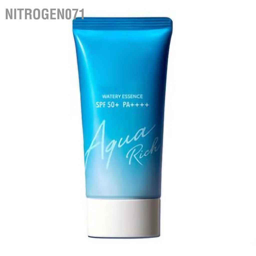 Nitrogen071  Kem chống nắng Biore UV Aqua Rich Watery Essence SPF50+/PA++++ 50ml - Gel SPF 50+