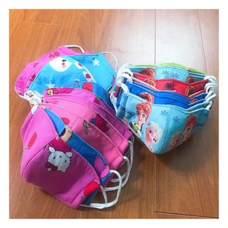 Freeship 50k ⚡ Khẩu trang vải trẻ em, cho bé, nhiều hình dễ thương, chất lượng, giá rẻ