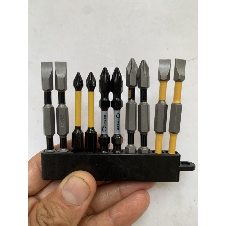 Bộ mũi vít PH1 - PH2 - SL8 chính hãng có từ