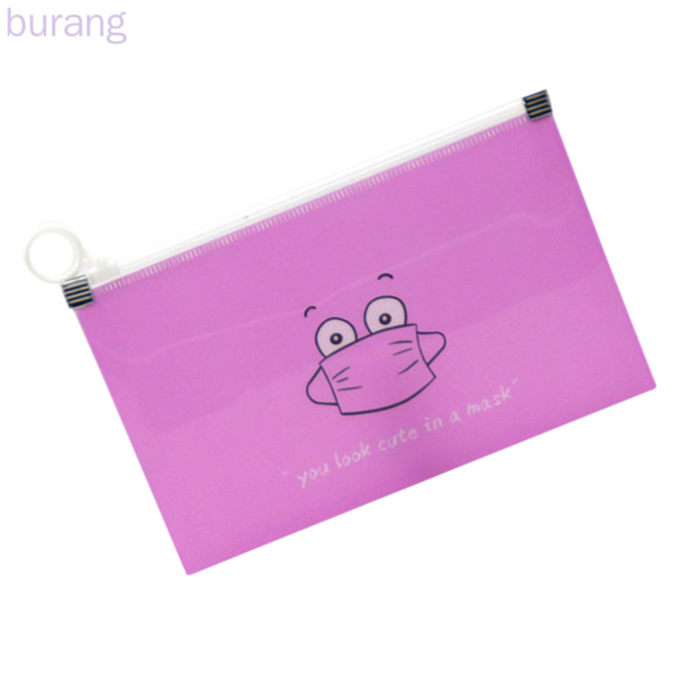 Túi Đựng Khẩu Trang Chống Bụi Thiết Kế Hoạt Hình Dễ Thương
