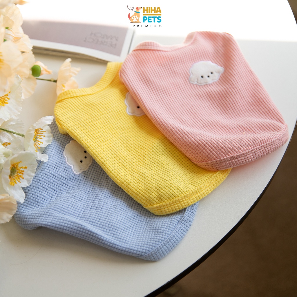 Áo Thun Cho Cún Mèo Thun Cotton Cao Cấp Nhất Hàn Quốc Quần Áo Thú Cưng Thời Trang Form Đẹp Hihapet.