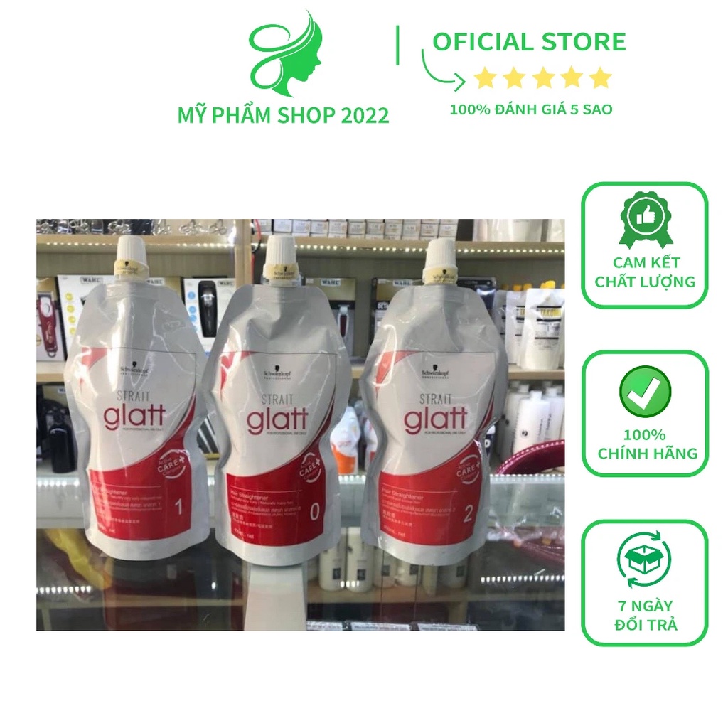 Thuốc uốn duỗi tóc Glatt 400ml