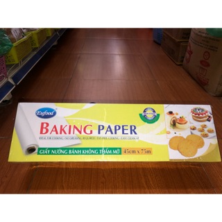 Giấy bến nướng bánh 45cm x 75m