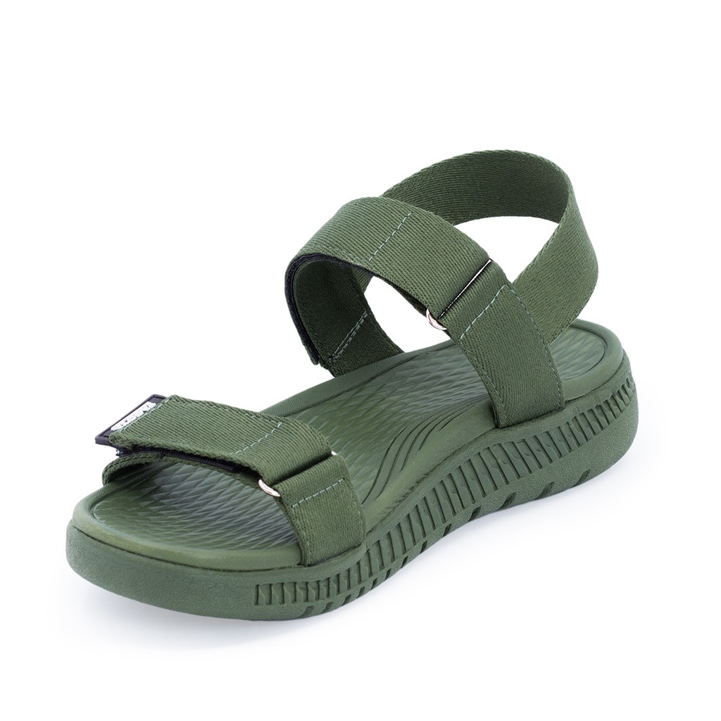 Giày sandal thể thao nam nữ 1 quai ngang cho học sinh đi học, dép quai hậu cá tính cao dưới 7cm - NA07