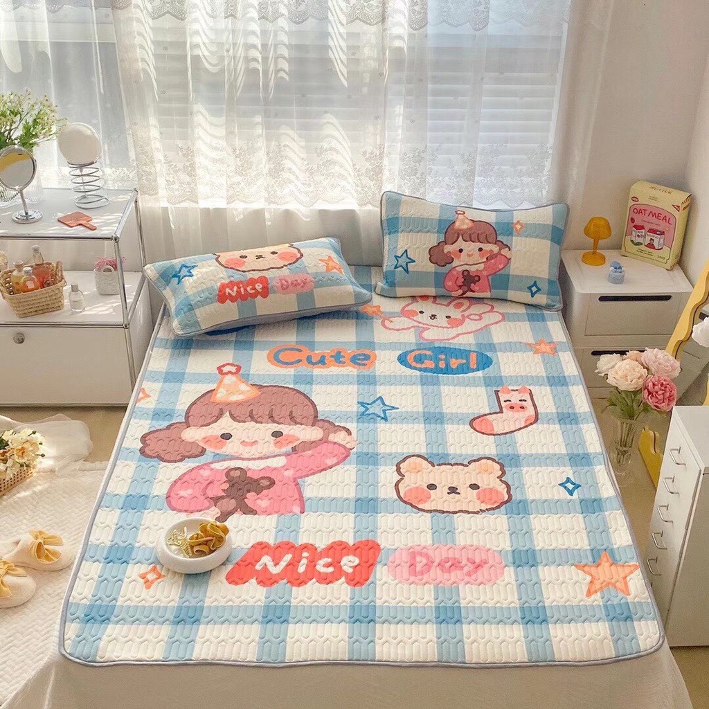 [ FREESHIP ❤️] Chiếu Điều Hòa Mủ Cao Su Non ADU79 Bedding Họa Tiết 5D - 2D Mát Lạnh Chuẩn Hàng Loại 1