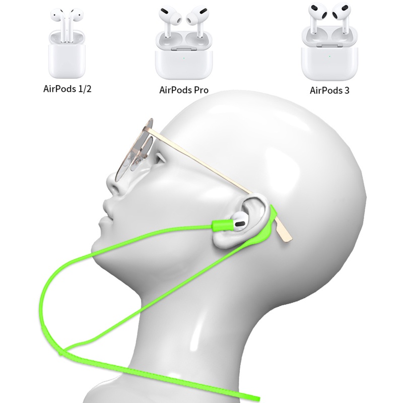 Dây Đeo Cổ Mềm Mại Chống Nước Cho Tai Nghe Air Pods Pro 1 2 3