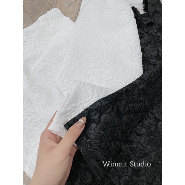 Set Yếm Gấm Xốp Cúc Ngọc Kèm Ảnh Thật | Winmit.studio