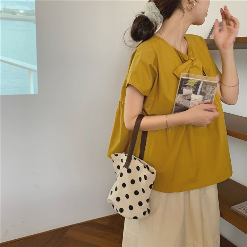 Set áo babydoll vintage tiểu thư hàng Quảng Châu, có bán lẻ A025