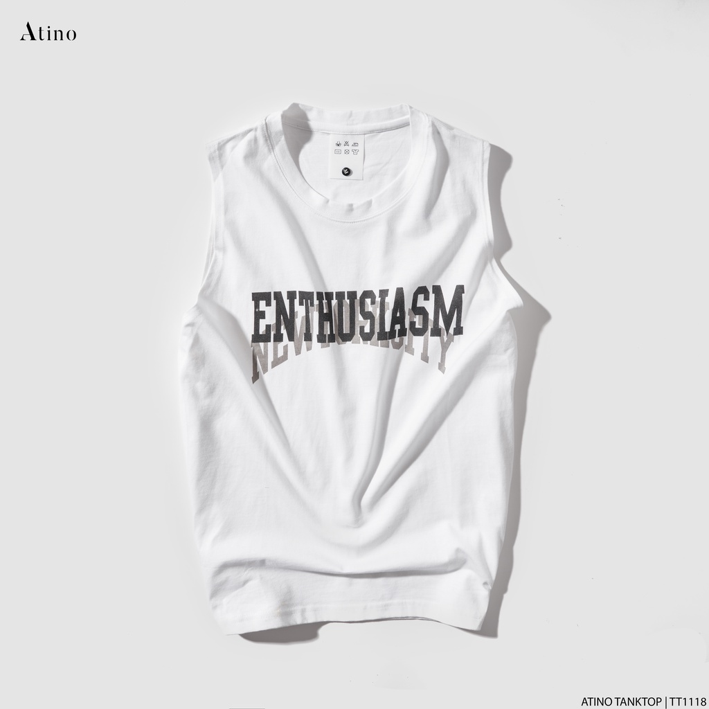 Áo Tank Top Nam ETHUSIAM ATINO Chất Cotton Thoáng Mát form Regular TT1118