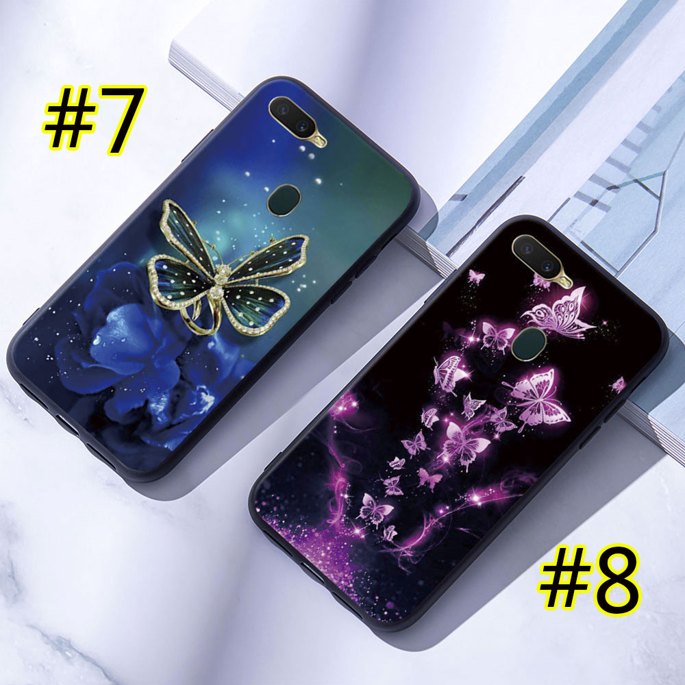 Ốp Điện Thoại Mềm OPPO A3 A3S A5 A5S A7 A12 A12E Con Bướm Thơ