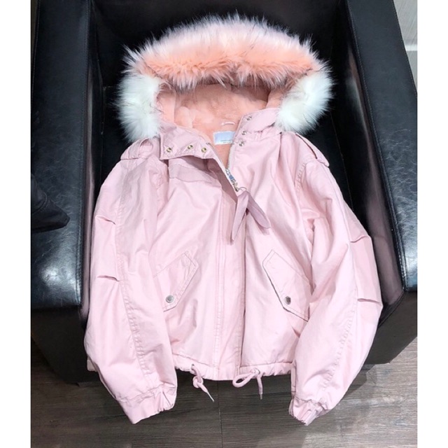 Áo Parka Dáng Ngắn Bershka China Auth [Order]