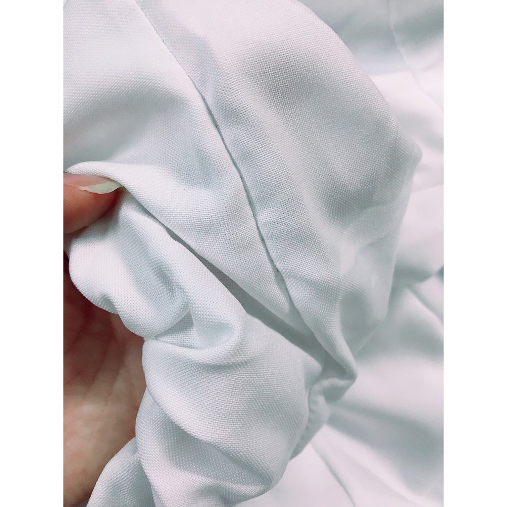 Đầm xòe trắng dự tiệc