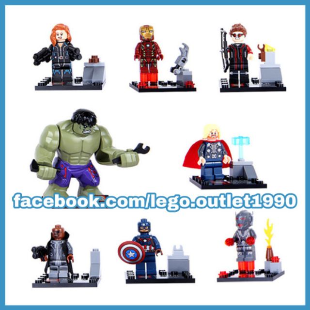 Xếp hình Avengers : Age of Ultron Siêu anh hùng Marvel Lego Minifigures Sy271