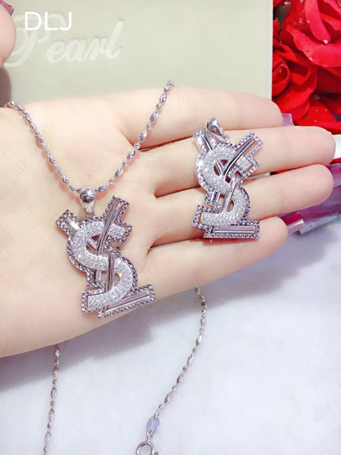 Dây chuyền bạc ý xi kim cao cấp mặt lồng sang trọng DC0359