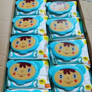 KHĂN ƯỚT DOREMI GÓI LỚN KHÔNG MÙI 100GR