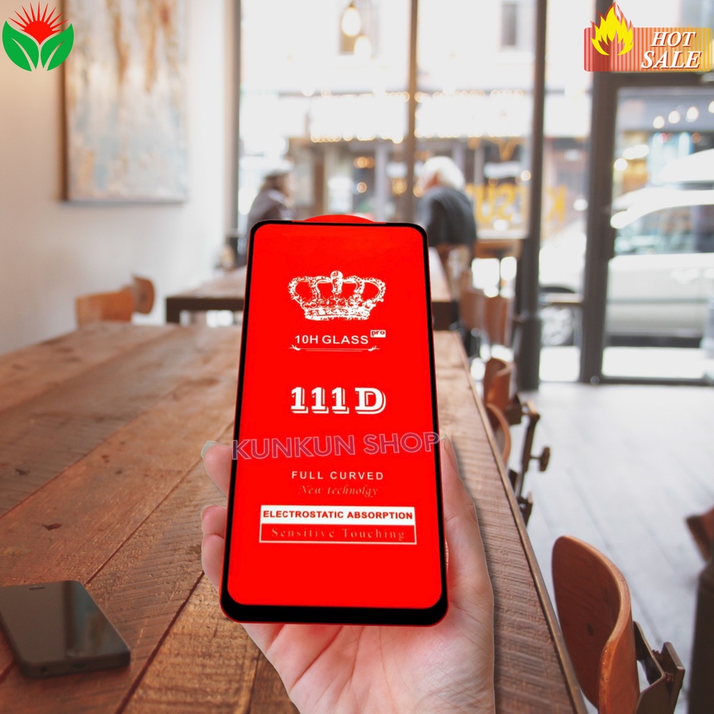 🔥HOT 111D🔥 Kính cường lực Redmi Note 9s - Cao cấp - Full màn hình và Trong suốt - Độ cứng 10H  [FreeShip_50K]