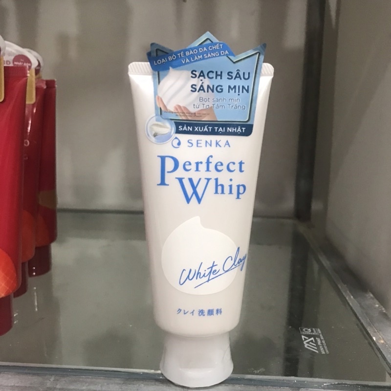 Sữa rửa mặt Shiseido Senka Perfect White Clay 120g