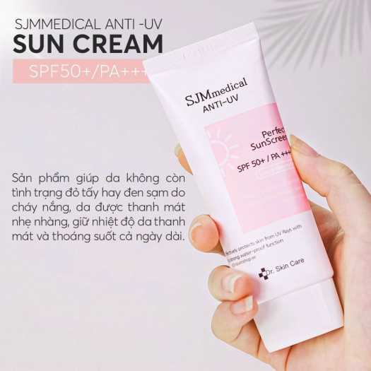 Kem chống nắng SJM Medical Anti-UV Perfect Sunscreen SPF50+/PA++++ 60g