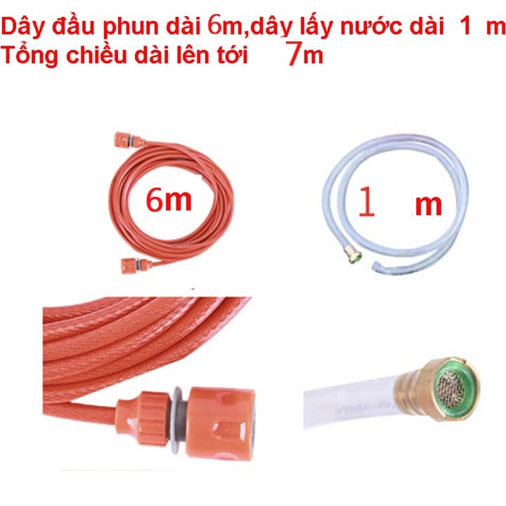 Máy rửa xe tăng áp mini siêu mạnh YOICE SHA06 - Tặng kèm bộ chuyển đổi nguồn Adapter 220V-12V