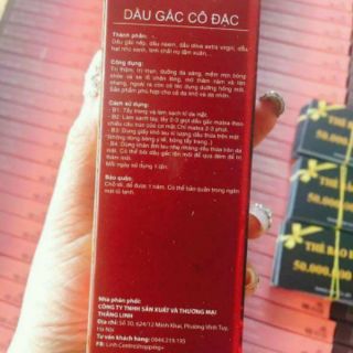 Dầu Gấc Nếp Linhcen