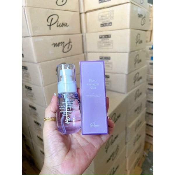 Collagen tươi dạng xịt Picou collagen mít an toàn lành tính, giúp làn da tươi trẻ