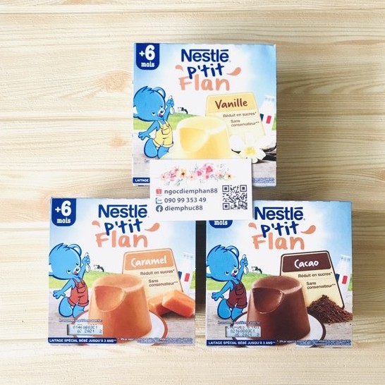 BÁNH FLAN NESTLE PHÁP CHO BÉ 6-36 THÁNG