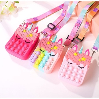 Túi đeo Pop it hình Kì lân Pony (cái)