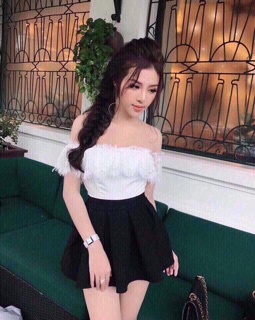 Sét váy trễ vai xinh