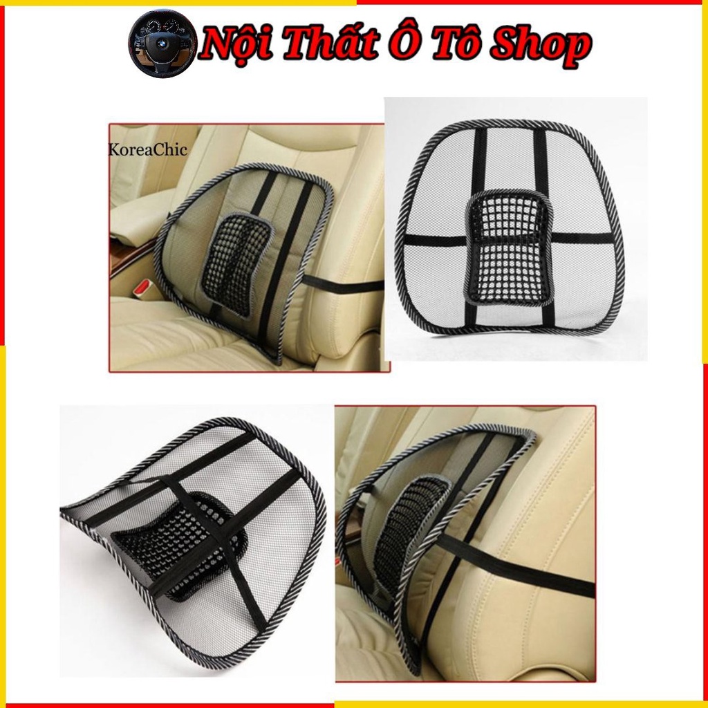 Tấm Lưới Đệm Tựa Lưng Massage Trên Ô Tô Xe Hơi Thoáng Khí Chống Nóng Trên Ghế Văn Phòng | Phụ Kiện Nội Thất Ô Tô Shop