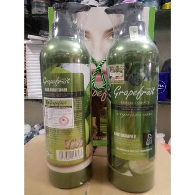Cặp Gội Xả Tinh Chất Bưởi Dưỡng Tóc Cao Cấp GRAPEFRUIT 850ml