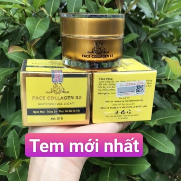 [Chính Hãng] Kem Face Collagen X3 Chính Hãng Mỹ Phẩm Đông Anh