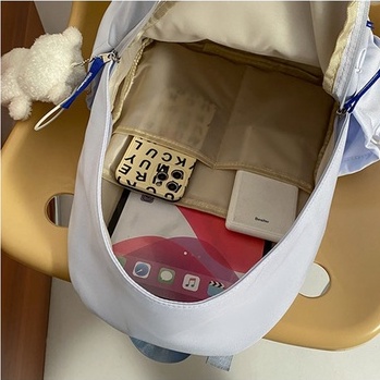 Balo ulzzang thời trang chống nước cao cấp móc Blue