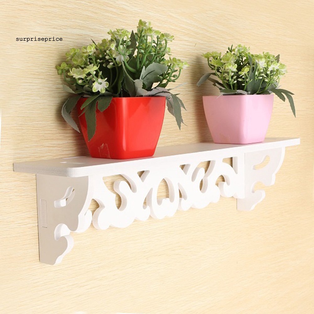 Kệ gỗ điêu khắc dán tường trang trí nội thất độc đáo